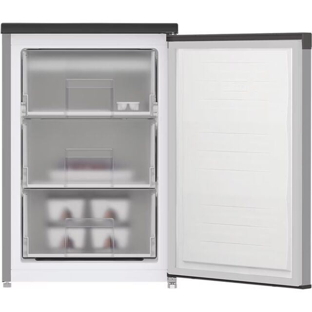 Hotpoint H55Z1112XUK 55Cm Freezer Silver - Low Frost + Freezer Protect (Down to -15°C)