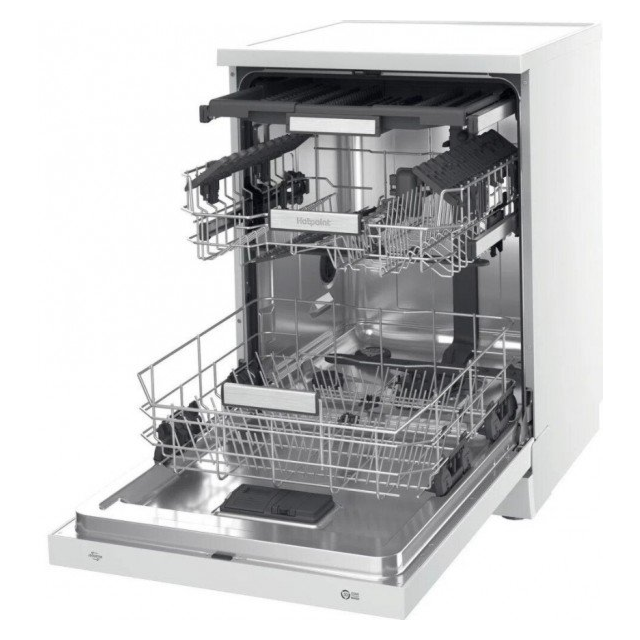 Hotpoint H7FHS41UK 60cm Maxi Space Freestanding 15 Place Settings Dishwasher