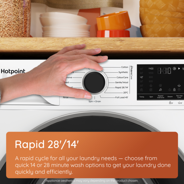 Hotpoint HBWH93CAREUK 9kg 1400 Spin Washing Machine - White