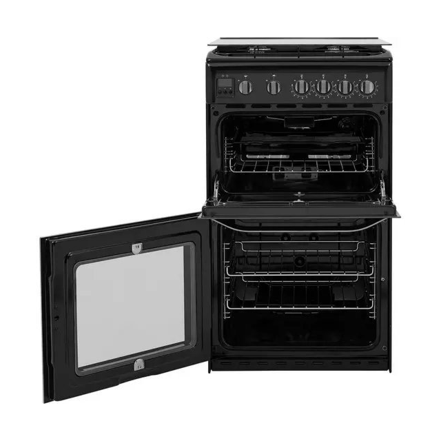 Hotpoint HD5G00CCBK 50cm Gas Cooker with Lid - Black
