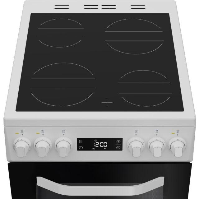 Hotpoint HDE5VDCW Electric Freestanding Double Cooker: 50Cm White
