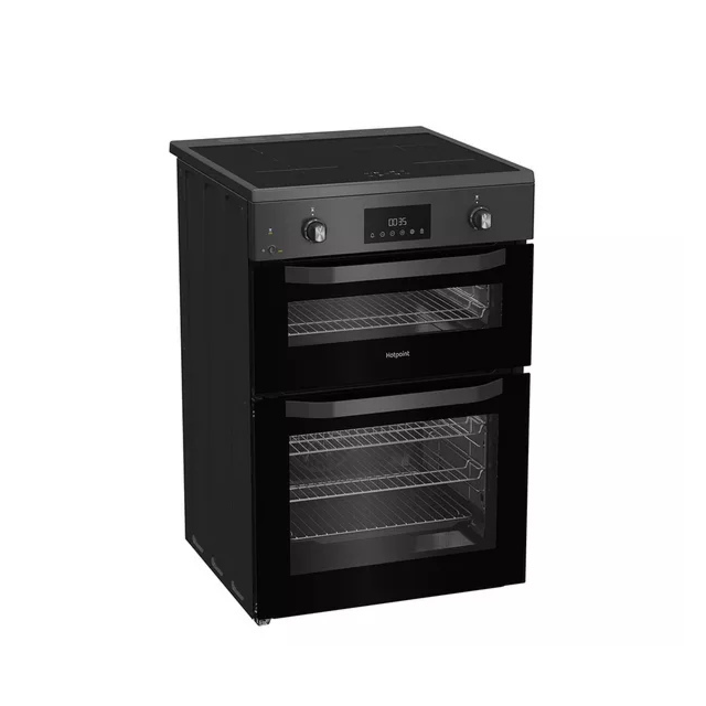 Hotpoint HDE6IDC2SA 60cm Double Electric Induction Cooker