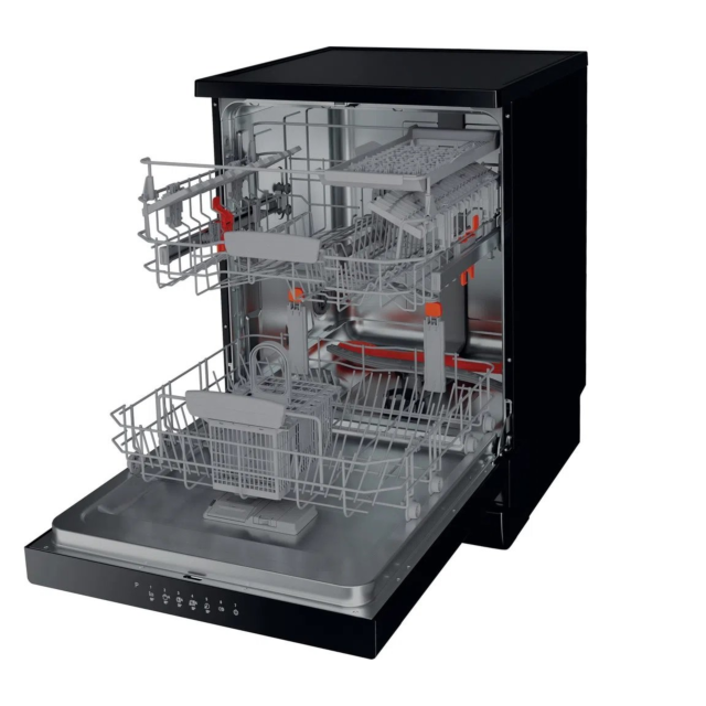 Hotpoint HFC3C26WCBUK 14 place setting  Dishwasher in Black