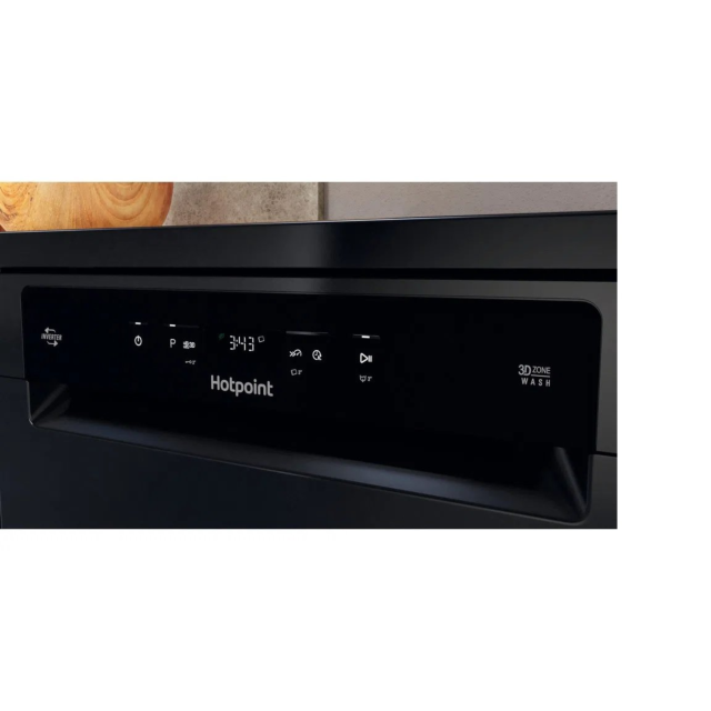 Hotpoint HFC3C26WCBUK 14 place setting  Dishwasher in Black