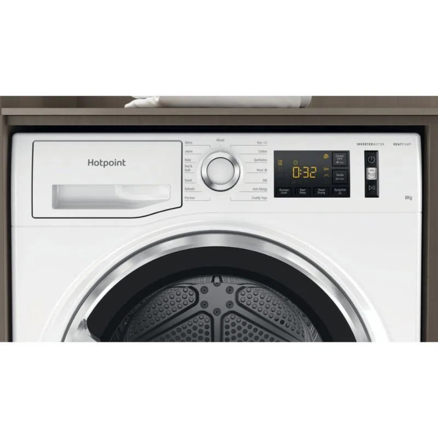 Hotpoint NTM1182XB 8kg Heat Pump Tumble Dryer - White