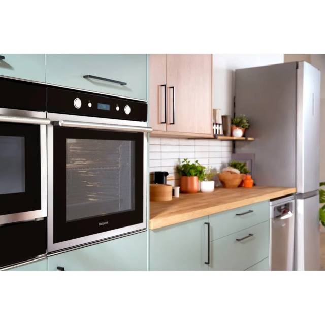Hotpoint SI6864SHIX 59.5cm Built In Electric Single Oven - Inox