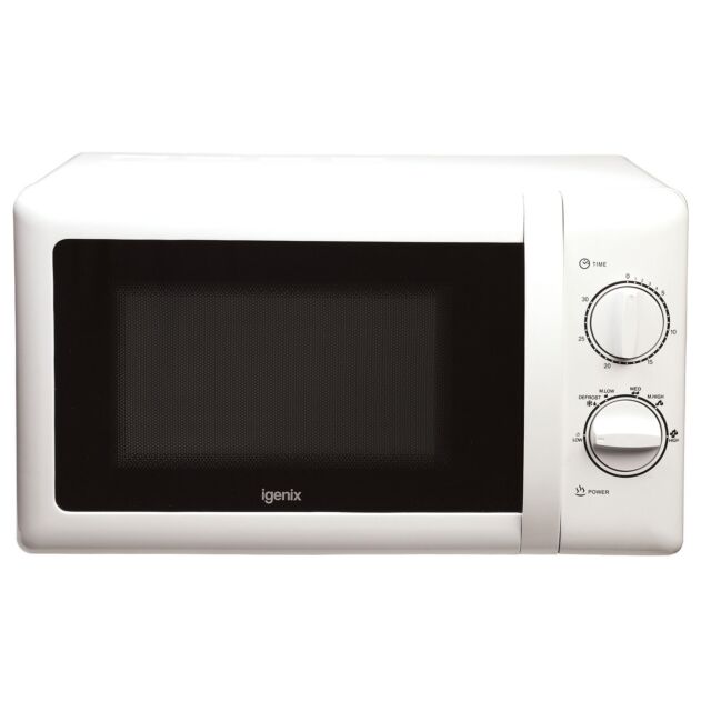 Igenix IG2083 20 Litre 800W Stainless Steel Interior Manual Microwave