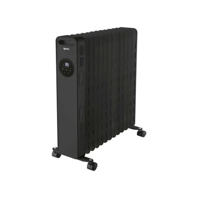 Igenix IG2626B 2.5Kw Digital Oil Filled Radiator - Black