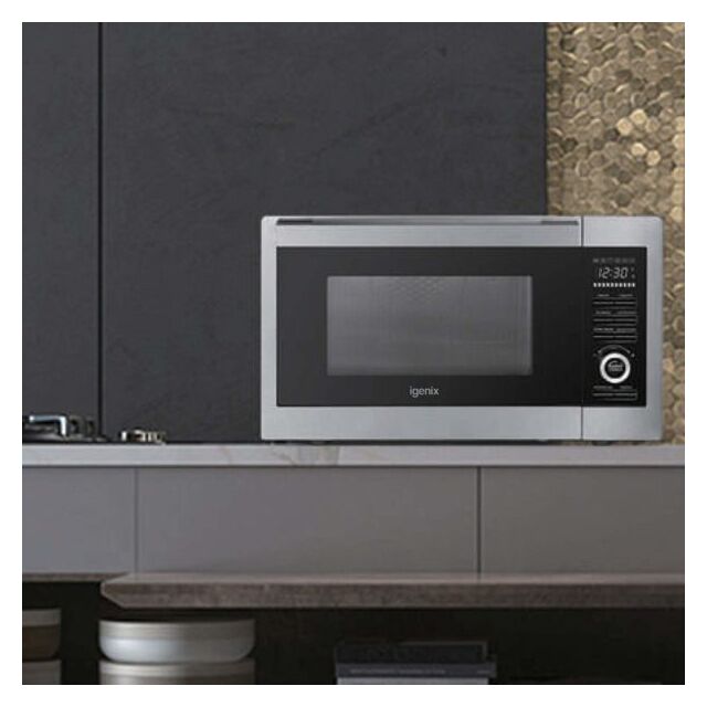 Igenix IG3095 30 Litre 1000W Digital Combi Microwave Brushed Steel
