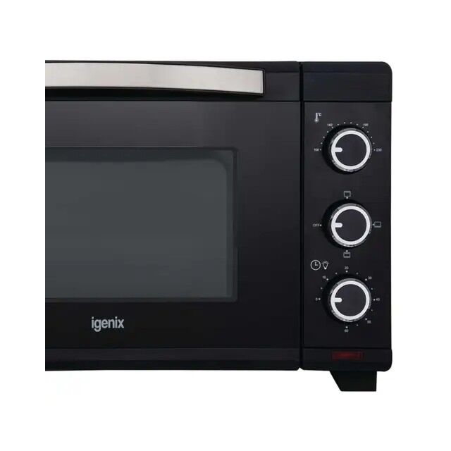 Igenix IGMO03016B 30L 1600 Watt Mini Oven - Black