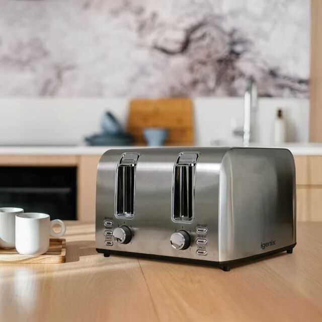 Igenix IGT0409SS 4 Slice Toaster