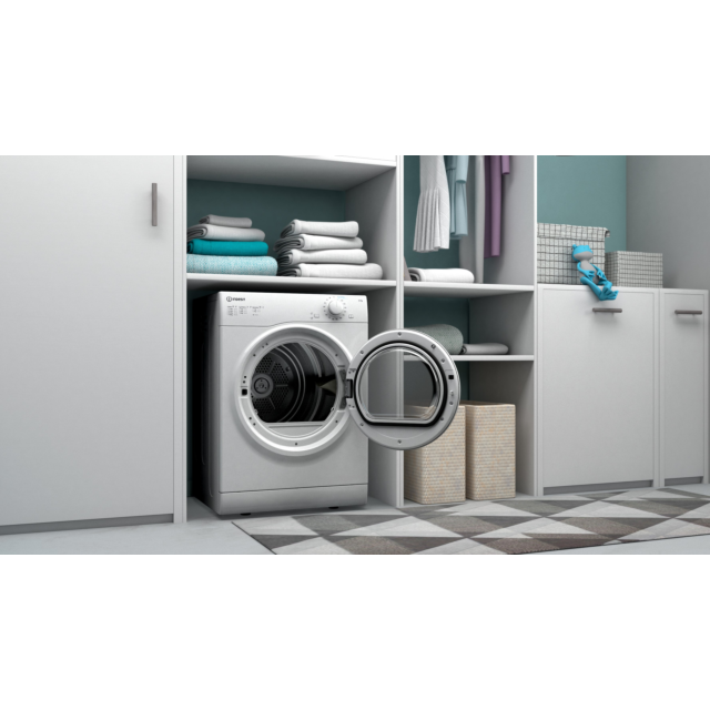 Indesit I1D80WUK 8kg Air-Vented Tumble Dryer - White