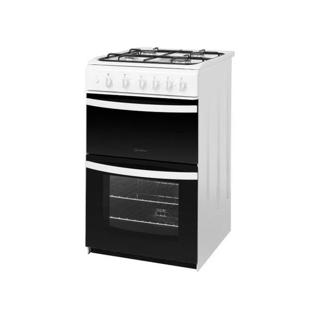 Indesit ID5G00KMWL Double Gas Cooker