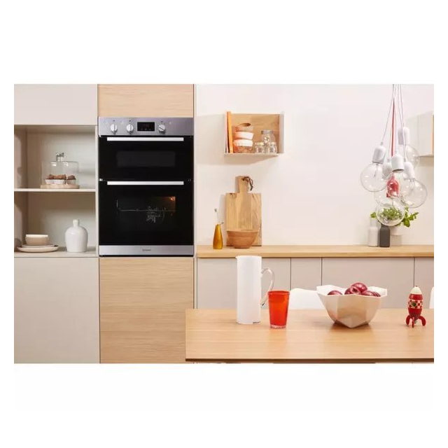 Indesit IDD6340IX Aria Built-In Double Electric Oven