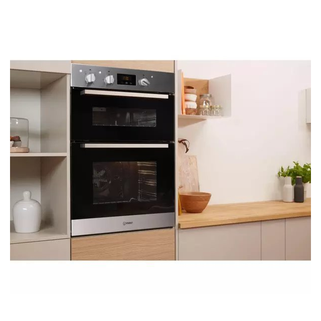 Indesit IDD6340IX Aria Built-In Double Electric Oven