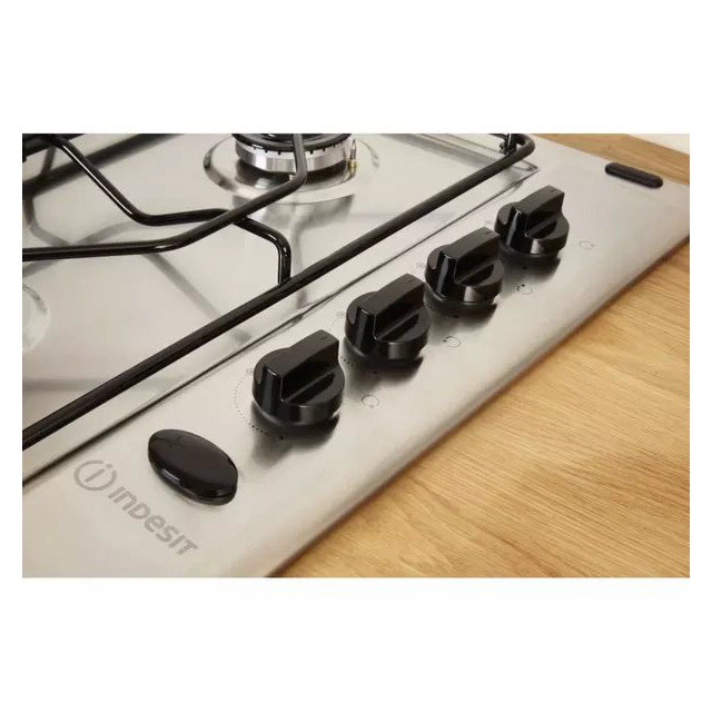 Indesit PAA642IXI Aria PAA642IXI 58cm Gas Hob - Silver