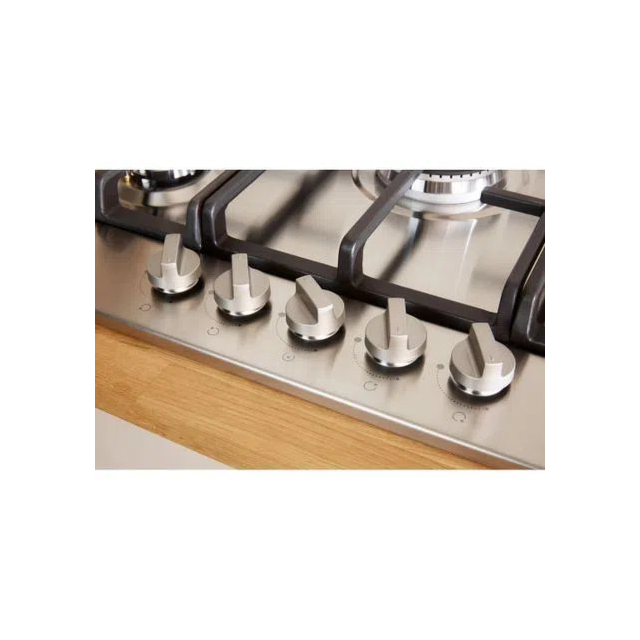 Indesit THP751PIXI 73cm Gas Hob - Stainless Steel