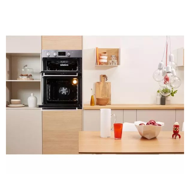 Indesit IDD6340IX Aria Built-In Double Electric Oven