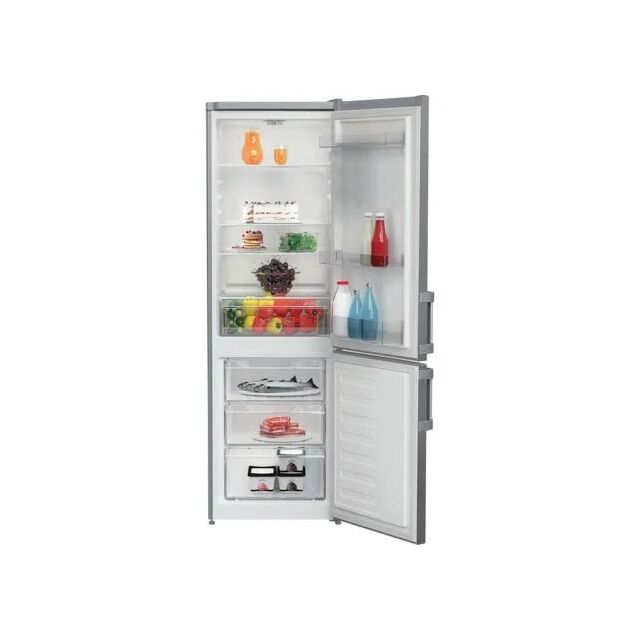 Indesit IKNS1261S4UK Low Frost 60/40 Fridge Freezer - Silver - 54Cm - 262L