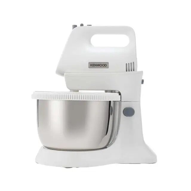 Kenwood HMP34 Cheffette Light Hand Mixer With Rotating Bowl - White