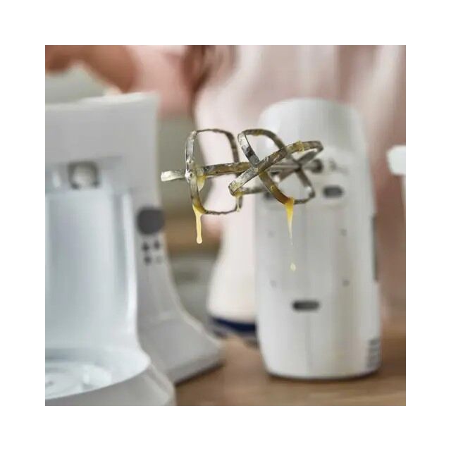 Kenwood HMP34 Cheffette Light Hand Mixer With Rotating Bowl - White