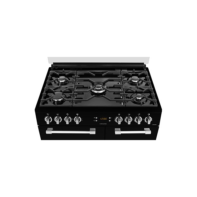 Leisure CC90F531K 90cm Dual Fuel Rangecooker with Triple Oven and Gas Hob - Black