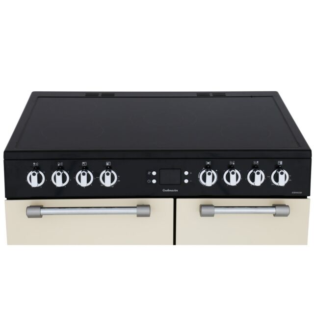Leisure CK90C230C 90cm Electric Range Cooker with Two Ovens - Cream