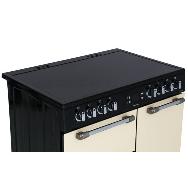 Leisure CK90C230C 90cm Electric Range Cooker with Two Ovens - Cream
