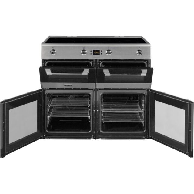 Leisure CS100D510X 100cm Induction Range Cooker with Three Ovens - Stainless Steel