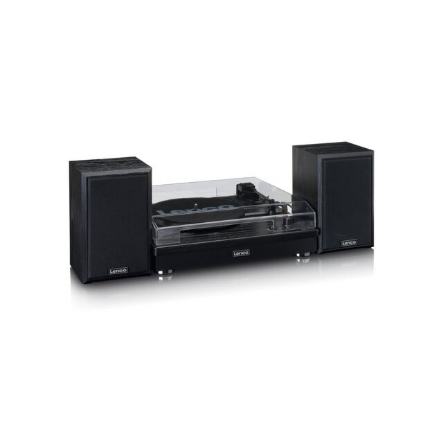 Lenco A004814 Lenco LS-101 Turntable & Hi Fi speakers - Black