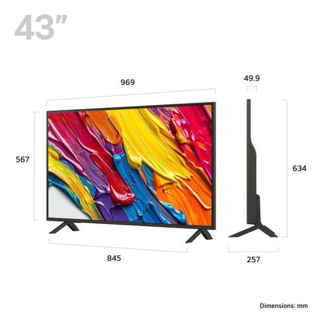 Lg 43QNED84A6C.AEK 43inch 4K Ultra HD QNED Smart TV