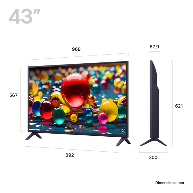 LG 43UA74006LB.AEK 43inch 4K Ultra HD Smart TV