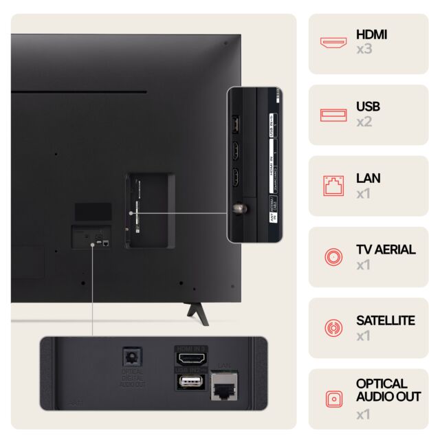 LG 55UT80006LA.AEK 55inch 4K LED Smart TV