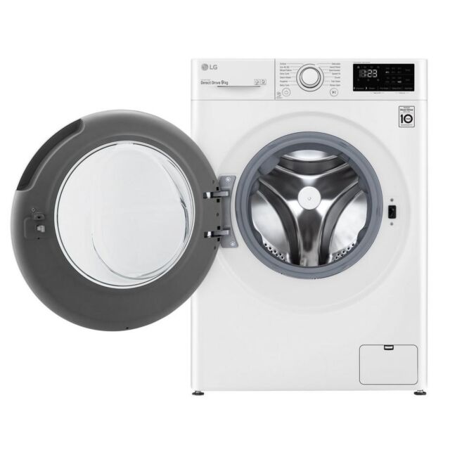 Lg F4V309WNW 9Kg 1400 Spin Washing Machine - White