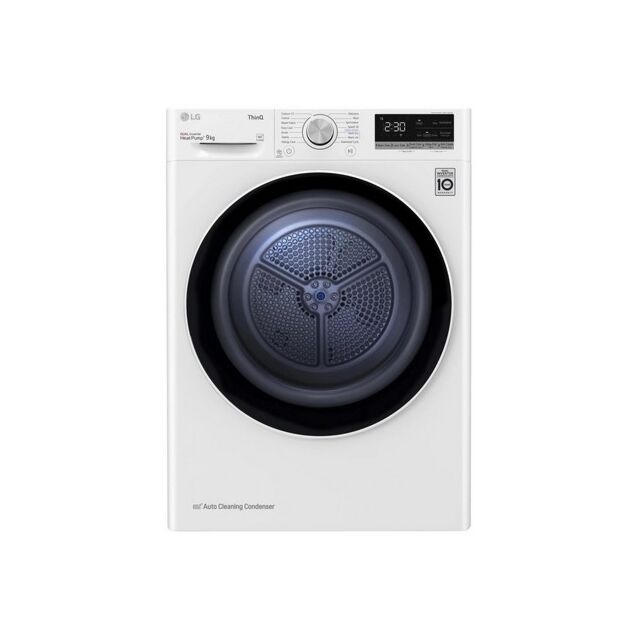 Lg FDV709W 9kg Heat Pump Tumble Dryer - White
