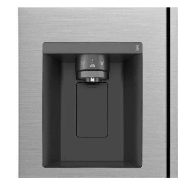 LG GSLV50PZXL 91.3cm Frost Free American Style Fridge Freezer - Shiny Steel
