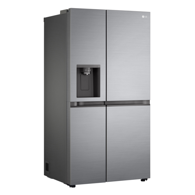 LG GSLV50PZXL 91.3cm Frost Free American Style Fridge Freezer - Shiny Steel