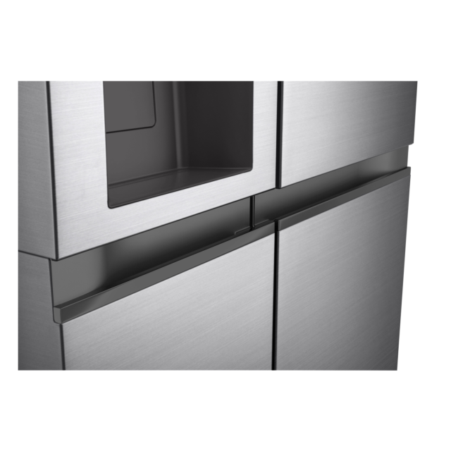 LG GSLV50PZXL 91.3cm Frost Free American Style Fridge Freezer - Shiny Steel