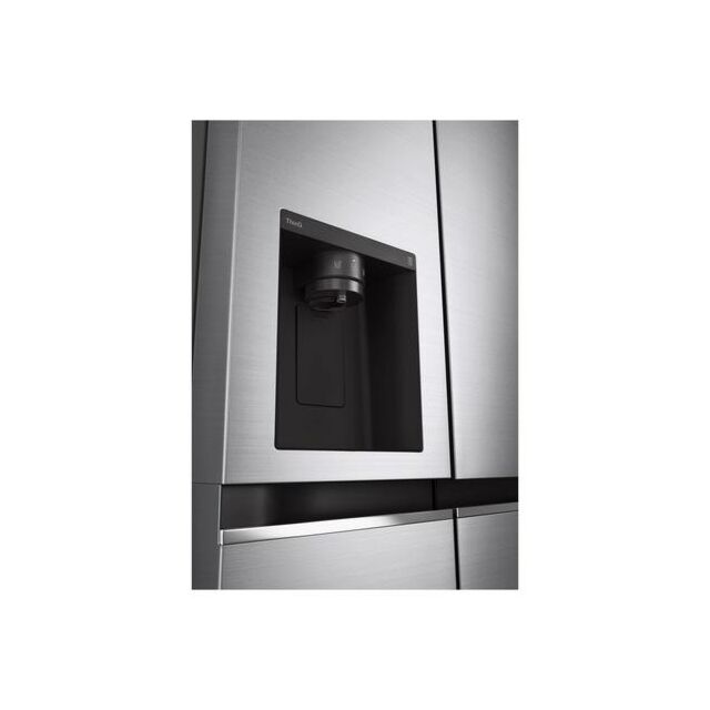 Lg GSLV71PZTF 91.3cm Frost Free American Style Fridge Freezer - Shiny Steel
