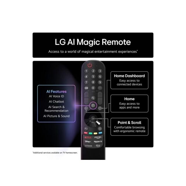 Lg OLED42C55LA.AEK 42inch 4K Ultra HD OLED evo AI C5 Smart TV
