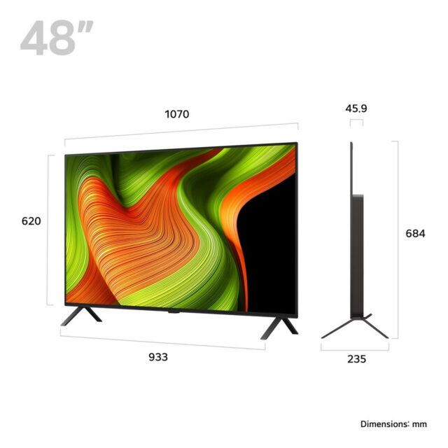 Lg OLED48B56LA.AEK OLED AI B5 48inch 4K Smart TV