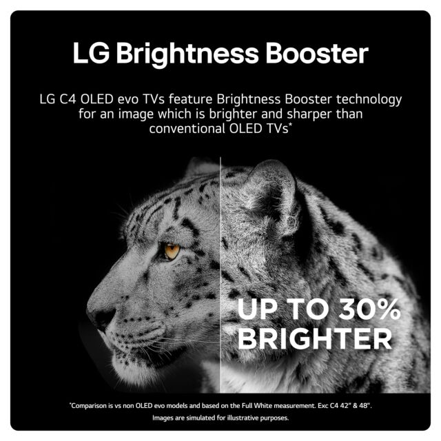 LG OLED48C46LA.AEK 48inch 4K OLED EVO Smart TV