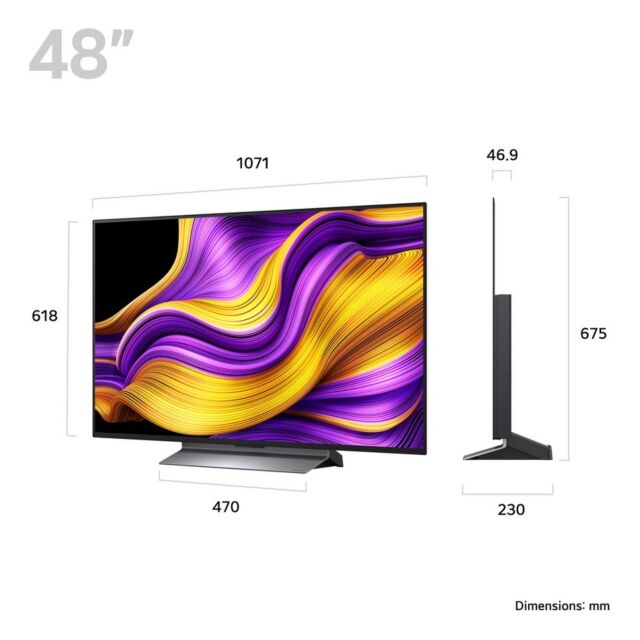 LG OLED48G56LS.AEK OLED evo AI G5 48inch 4K Smart TV