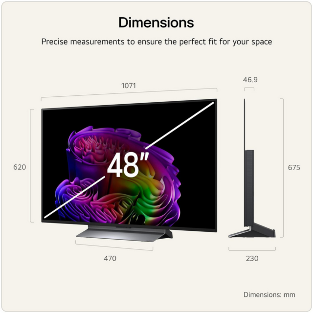 LG OLED48G66LS.AEK 48inch 4K OLED evo AI Smart TV