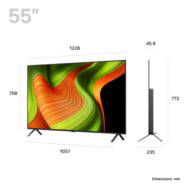 LG OLED55B56LA.AEK OLED AI B5 55inch 4K OLED Smart TV