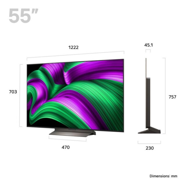LG OLED55C56LB.AEK OLED evo AI C5 55inch 4K Smart TV