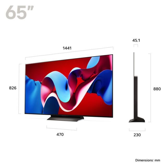 LG OLED65C46LA.AEK 65inch 4K OLED EVO Smart TV