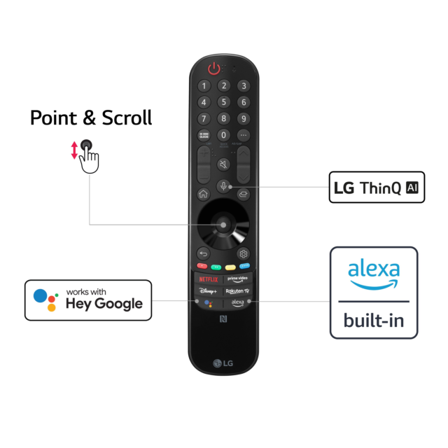 LG OLED65G26LA_AEK 65inch 4K OLED Smart TV with Voice Assistants