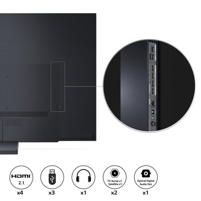 Lg OLED83C24LA_AEK 83inch 4K OLED Smart TV with Voice Assistants