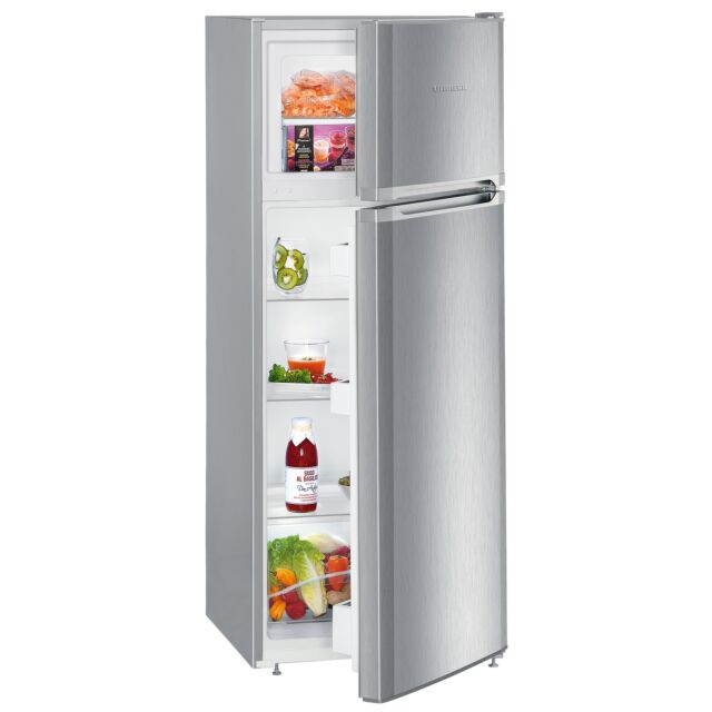 Liebherr CTELE2531 55cm 80/20 Static Fridge Freezer - Silver